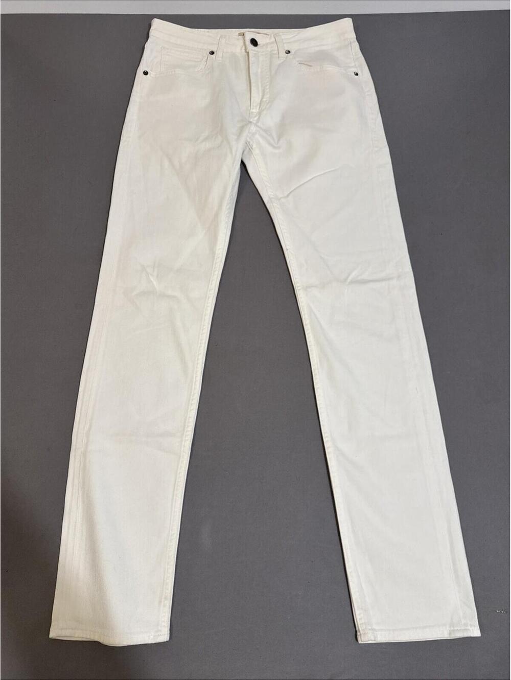 Levi's Made & Crafted Tack Slim 32 Straight White Denim Jeans Button 5-Pocket